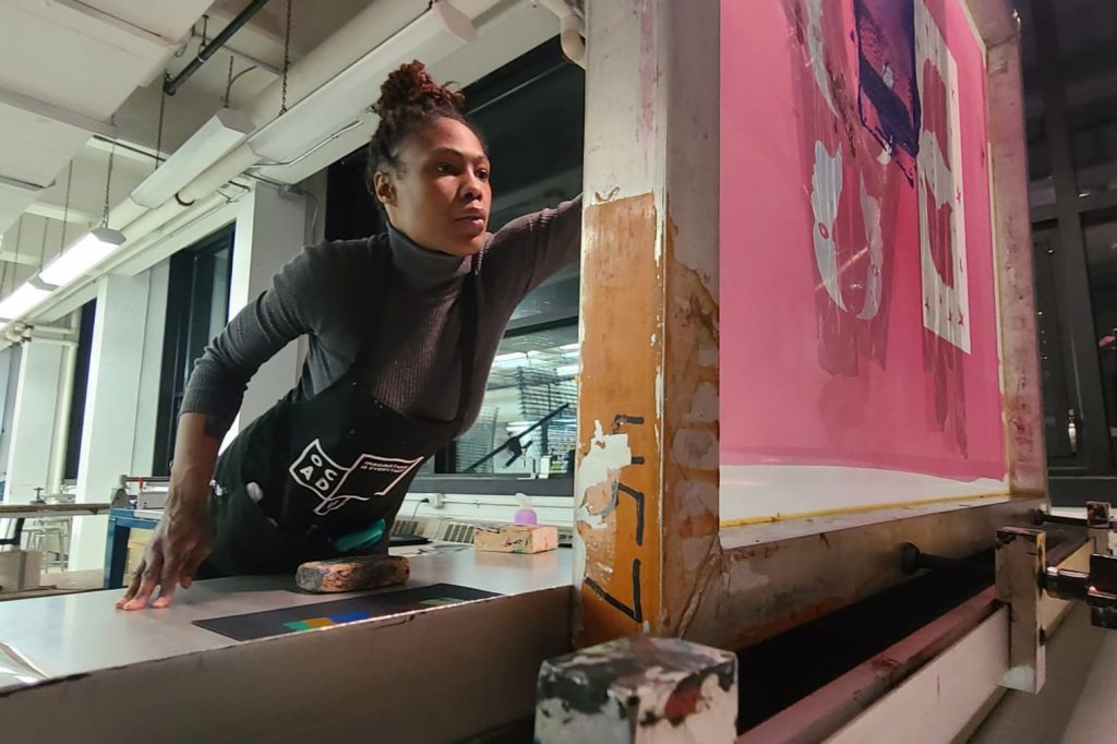 Printmaking Apprenticeship Training Nia Centre for the Arts